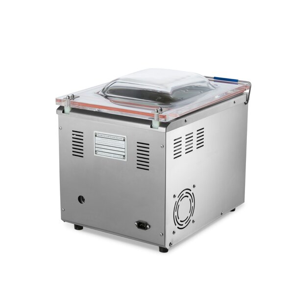 Vacumeermachine tafelmodel | 1 Compartimenten | RVS | RVS behuizing | 0.37kW (230V) | 370x480x435(h)mm