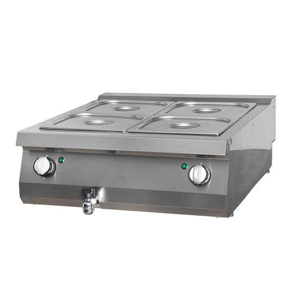 Heavy Duty Bain Marie | 2/1 GN | 30–90°C | RVS | 2kW (230V) | 800x700x280(h)mm