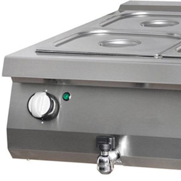 Heavy Duty Bain Marie | 2/1 GN | 30–90°C | RVS | 2kW (230V) | 800x700x280(h)mm