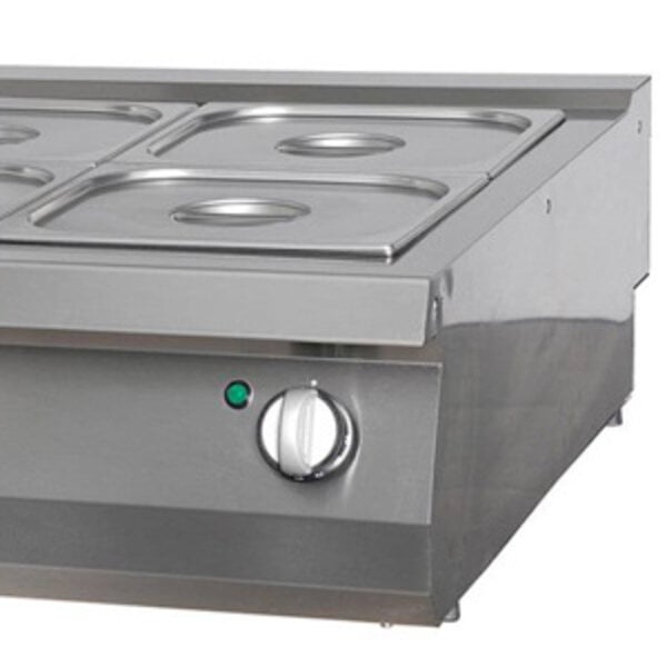 Heavy Duty Bain Marie | 2/1 GN | 30–90°C | RVS | 2kW (230V) | 800x700x280(h)mm