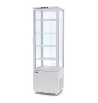 Maxima Koelvitrine | 1 Draaideur | 256 Liter Capaciteit | 4 Roosters | 0.25kW (230V) | 515x485x1690(h)mm