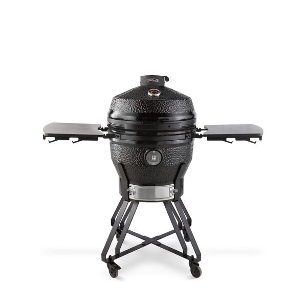 Premium Kamado BBQ | Keramische wanden | Inklapbare zijtafels | Roestvrij stalen rooster | 1330x760x1210(h)mm