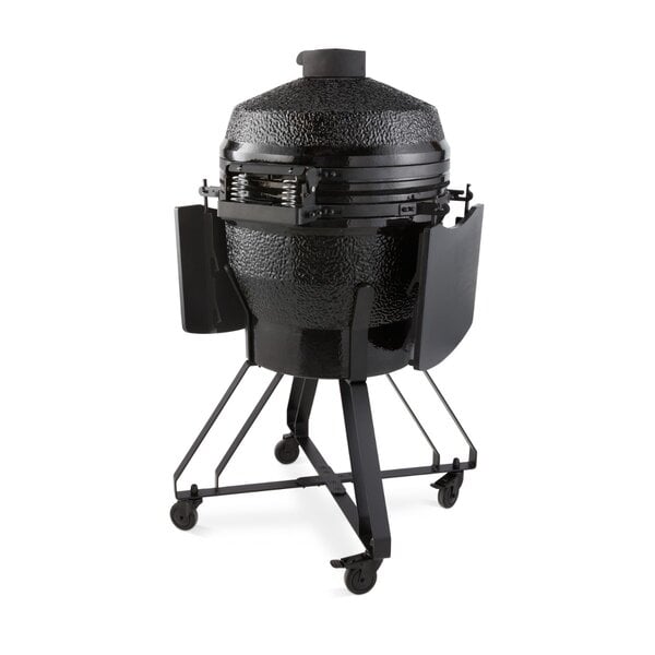 Premium Kamado BBQ | Keramische wanden | Inklapbare zijtafels | Roestvrij stalen rooster | 1330x760x1210(h)mm