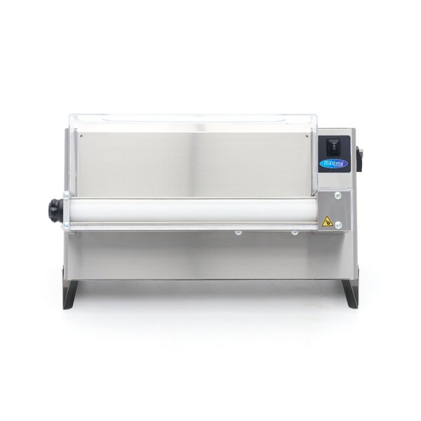 Elektrische deegroller | RVS | Instelbare dikte | Voetpedaal bediening | 0.25kW (230V) | 670x350x430(h)mm