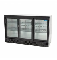 Maxima Barkoeler | 3 Schuifdeuren | 295 Liter Capaciteit | 6 Roosters | 0.25kW (230V) | 1350x515x850(h)mm