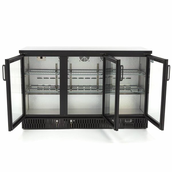 Barkoeler | 3 Draaideuren | 295 Liter Capaciteit | 6 Roosters | 0.25kW (230V) | 1350x515x850(h)mm