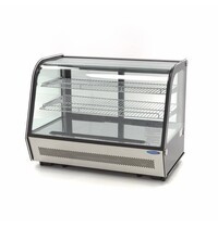 Maxima Luxe gebaksvitrine | 2 Schuifdeuren | 153 Liter Capaciteit | 2 Roosters | 0.2kW (230V) | 880x568x686(h)mm