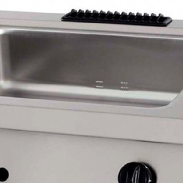 Heavy Duty Bain Marie | 2/1 GN | RVS | Dubbele uitvoering | 800x700x280(h)mm