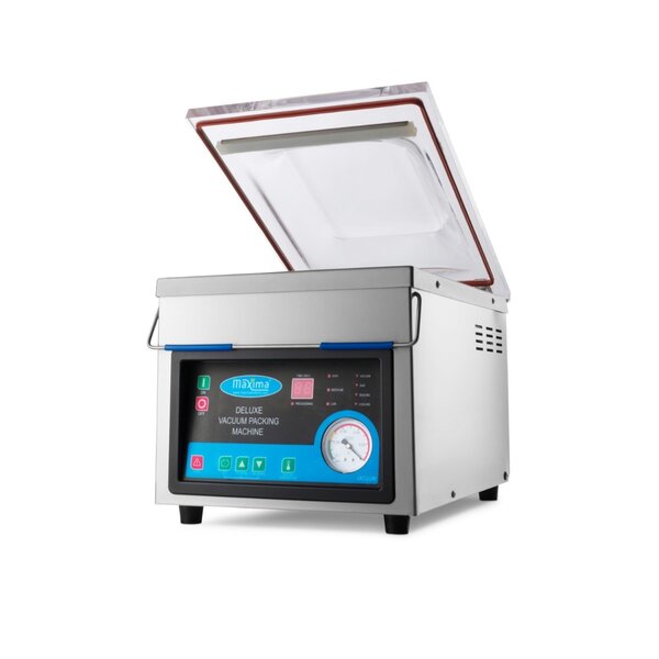 Vacumeermachine | 1 Compartimenten | RVS | Volledig RVS | 0.37kW (230V) | 330x480x320(h)mm