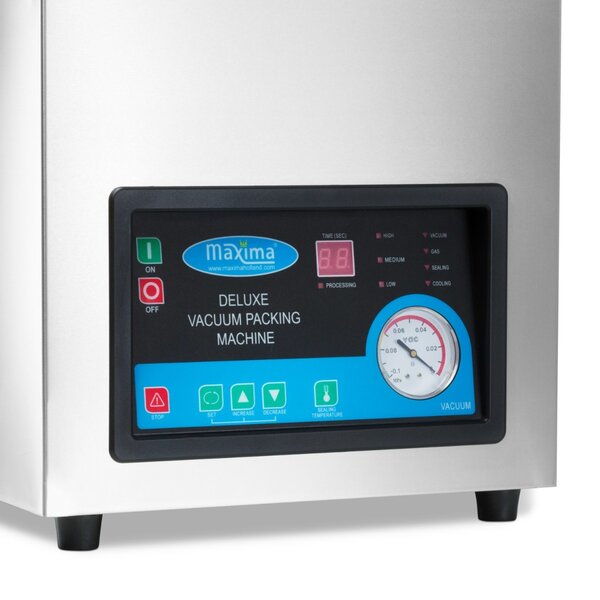 Vacumeermachine | 1 Compartimenten | RVS | Volledig RVS | 0.37kW (230V) | 330x480x320(h)mm