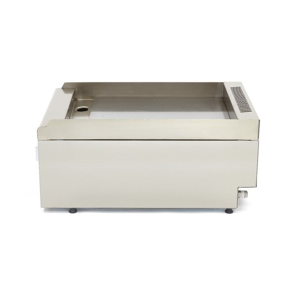 Horeca Grillplaat Glad Enkel Gas | 50–300°C | RVS | RVS spatschermen | 400x600x240(h)mm