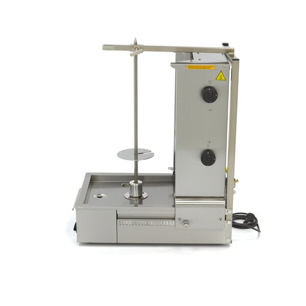 Shoarma Grill | Twee gasbranders | RVS uitlekbak | 406x580x803(h)mm