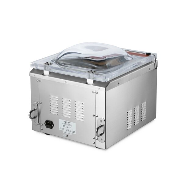 Vacumeermachine | RVS | Compact tafelmodel | Olievrije vacuümpomp | 1.45kW (230V) | 501x359x366(h)mm