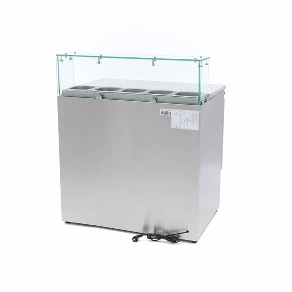 Pizzawerkbank | 2 Draaideuren | 247 Liter Capaciteit | 1/6 GN | 0.23kW (230V) | 900x700x1100(h)mm