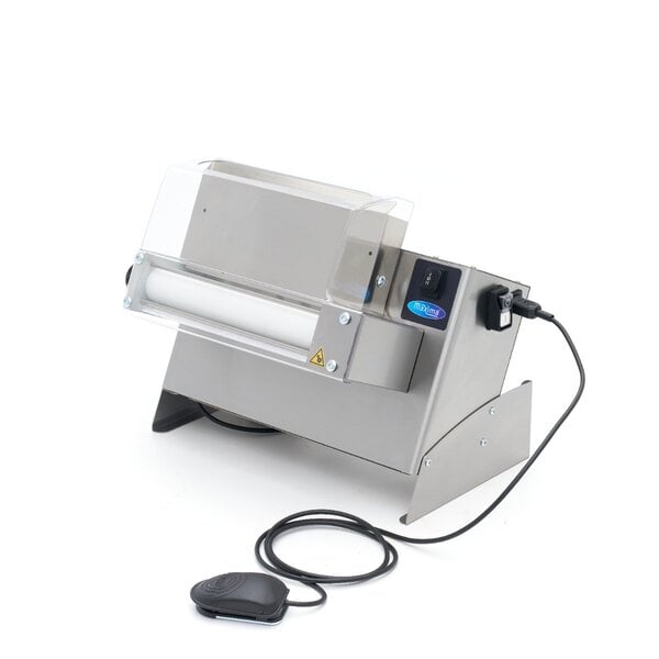 Deegroller Machine | RVS | RVS behuizing | Instelbare deegdikte | 0.25kW (230V) | 490x350x390(h)mm