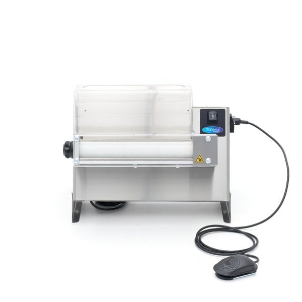 Deegroller Machine | RVS | RVS behuizing | Instelbare deegdikte | 0.25kW (230V) | 490x350x390(h)mm