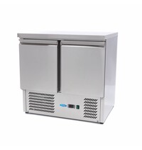 Maxima Koelwerkbank | 2 Draaideuren | 247 Liter Capaciteit | 2 Roosters | 0.23kW (230V) | 900x700x880(h)mm 