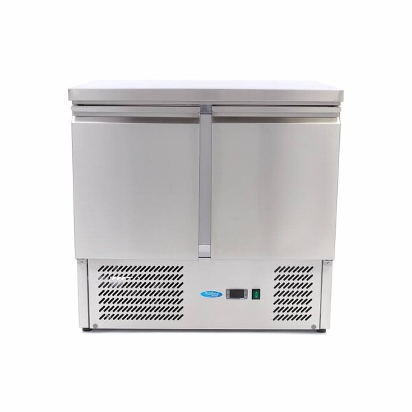 Koelwerkbank | 2 Draaideuren | 247 Liter Capaciteit | 2 Roosters | 0.23kW (230V) | 900x700x880(h)mm