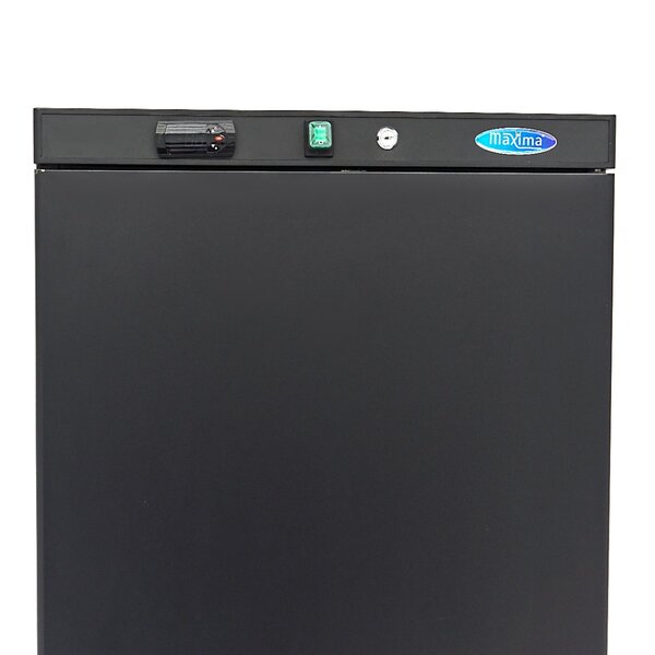 Koelkast zwart | 1 Draaideur | 340 Liter Capaciteit | 4 Roosters | 0.3kW (230V) | 600x590x1850(h)mm
