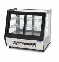Maxima Luxe koelvitrine | 4 Schuifdeuren | 119 Liter Capaciteit | 2 Roosters | 0.16kW (230V) | 710x568x686(h)mm