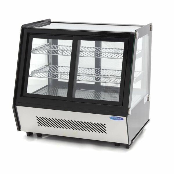 Luxe koelvitrine | 4 Schuifdeuren | 119 Liter Capaciteit | 2 Roosters | 0.16kW (230V) | 710x568x686(h)mm