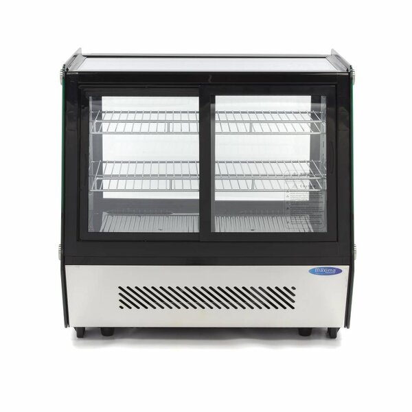 Luxe koelvitrine | 4 Schuifdeuren | 119 Liter Capaciteit | 2 Roosters | 0.16kW (230V) | 710x568x686(h)mm