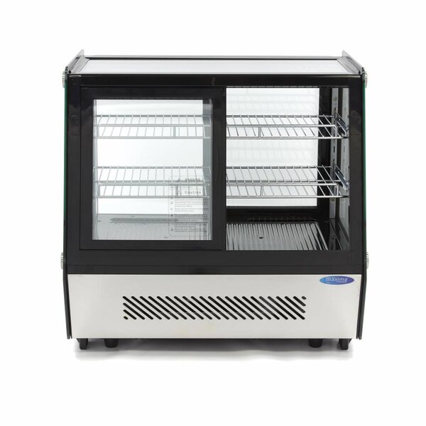 Luxe koelvitrine | 4 Schuifdeuren | 119 Liter Capaciteit | 2 Roosters | 0.16kW (230V) | 710x568x686(h)mm