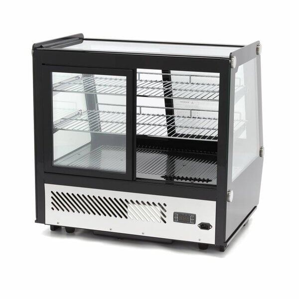Luxe koelvitrine | 4 Schuifdeuren | 119 Liter Capaciteit | 2 Roosters | 0.16kW (230V) | 710x568x686(h)mm