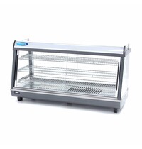 Maxima Warmhoudvitrine | 4 Schuifdeuren | 192 Liter Capaciteit | 3 Roosters | 1.8kW (230V) | 1215x484x662(h)mm
