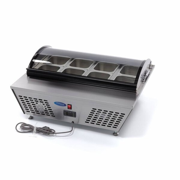 Mini tafel saladette | 67 Liter Capaciteit | 1/6 GN | 0.11kW (230V) | 767x612x328(h)mm