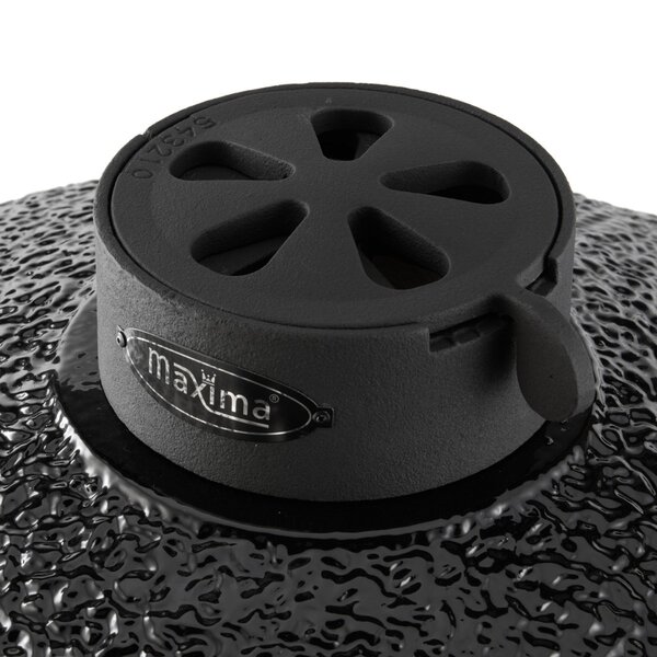 Premium Kamado BBQ | Inklapbare bamboe tafels | Thermometer Celsius Fahrenheit | 1160x650x1000(h)mm