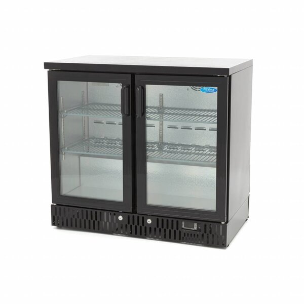 Barkoeler | 2 Draaideuren | 196 Liter Capaciteit | 4 Roosters | 0.2kW (230V) | 920x515x850(h)mm