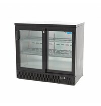 Maxima Barkoeler | 2 Schuifdeuren | 196 Liter Capaciteit | 4 Roosters | 0.2kW (230V) | 920x515x850(h)mm 