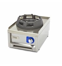 Maxima Wokbrander gas | RVS | Tafelmodel | Gietijzeren pannenring | 400x600x340(h)mm 
