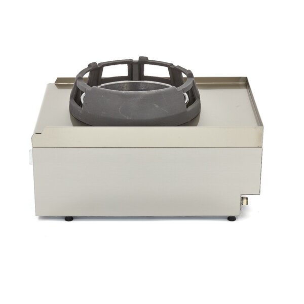 Wokbrander gas | RVS | Tafelmodel | Gietijzeren pannenring | 400x600x340(h)mm