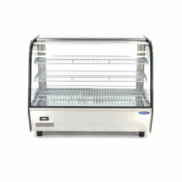 Warmhoudvitrine | 2 Schuifdeuren | 178 Liter Capaciteit | 3 Roosters | 1.5kW (230V) | 856x568x670(h)mm