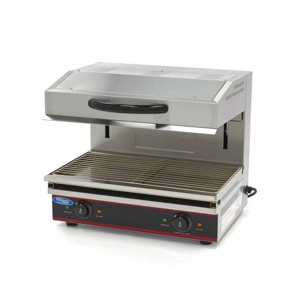 Salamander Grill | Lifthendel | RVS rooster | Continu functie | 3.6kW (230V) | 600x450x530(h)mm