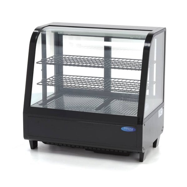 Gebaksvitrine | 2 Schuifdeuren | 97 Liter Capaciteit | 2 Roosters | 0.16kW (230V) | 682x450x675(h)mm