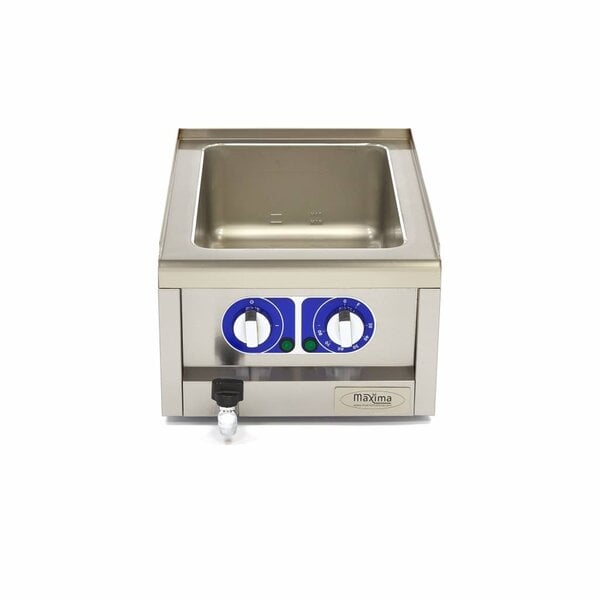 Elektrische bain marie | 1/1 GN | 30–80°C | RVS | 1.5kW (230V) | 400x600x240(h)mm
