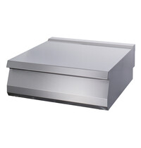 Maxima Premium Werkblad Dubbel | Volledig rvs afgewerkt | Afgeronde hoeken | Combinatie 900 kooklijn | 800x900x280(h)mm