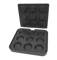 Maxima Tartelette Vorm Rond | Binnenmaat Ø 65 mm | Buitenmaat Ø 89 mm | Hoogte 22 mm