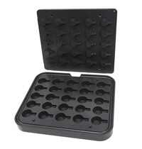 Maxima Tartelette Vorm Kop | Binnenmaat Ø 30 mm | Buitenmaat 61 x 41 mm | Hoogte 22 mm