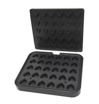 Maxima Tartelette Vorm Hart | Binnenmaat 35x28 mm | Buitenmaat 51x46 mm | Hoogte 18 mm