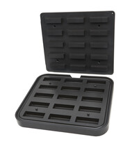 Maxima Tartelette Vorm Rechthoek | Binnenmaat 85x26 mm | Buitenmaat 90x30 mm | Hoogte 19 mm