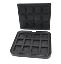 Maxima Tartelette Vorm Vierkant | Binnenmaat 62x62 mm | Buitenmaat 72x72 mm | Hoogte 19 mm 