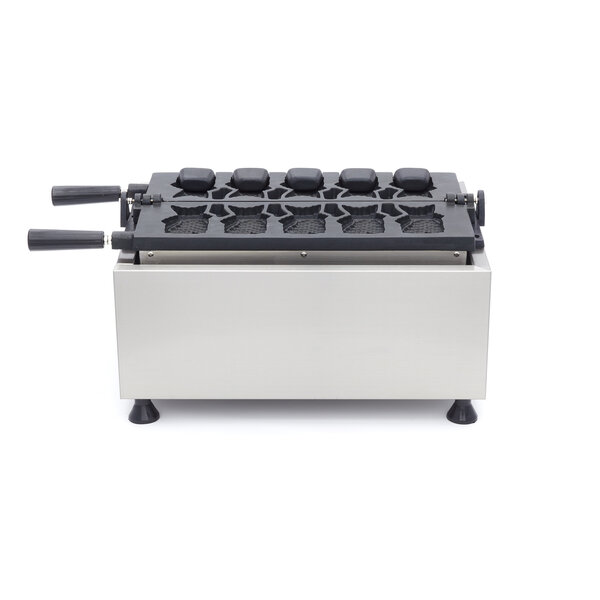 Wafelijzer Taiyaki visvorm | 50–300°C | RVS | Digitaal display | 3.2kW (230V) | 410x685x345(h)mm