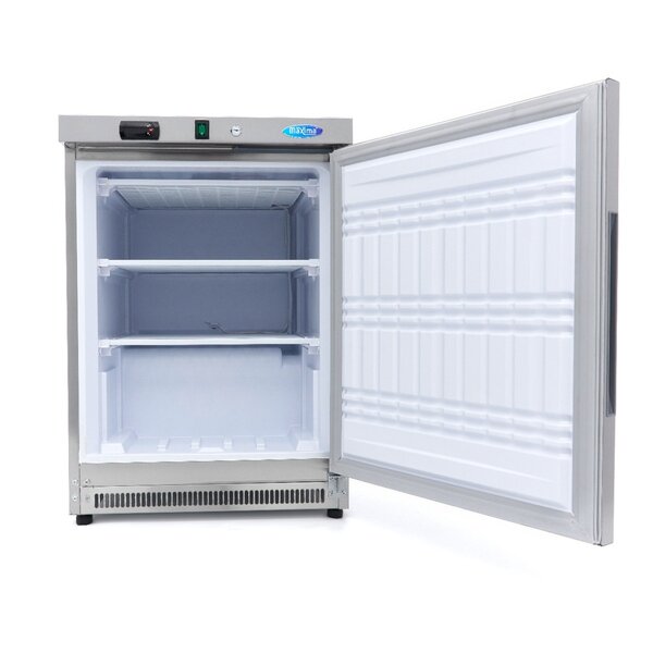 Vrieskast RVS | 1 Draaideur | 119 Liter Capaciteit | 2 Roosters | 0.3kW (230V) | 600x590x850(h)mm