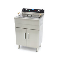 Maxima Frituurpan | 50–200°C | RVS | Ingebouwde tapkraan | 4.8kW (400V) | 590x525x915(h)mm 