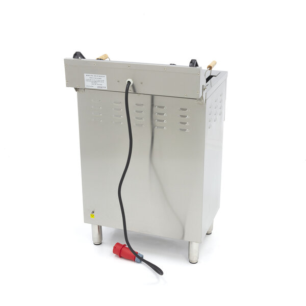 Frituurpan | 50–200°C | RVS | Ingebouwde tapkraan | 4.8kW (400V) | 590x525x915(h)mm