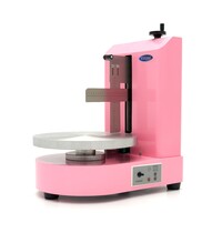 Maxima Taartdecoratiemachine | Gecoat Staal | Roze | Instelbare messen | 0.12kW (230V) | 500x370x620(h)mm